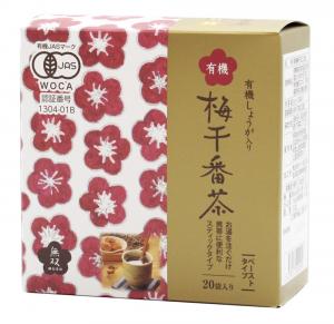 【無双本舗】有機梅干番茶・スティック　　8gx20p